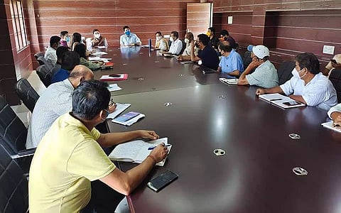 Subdivisional Officer (Civil) Aditya Vikram Yadav reviewed COVID situation in Gohpur tea gardens