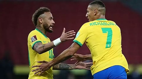 Richarlison, Neymar score in Brazil win