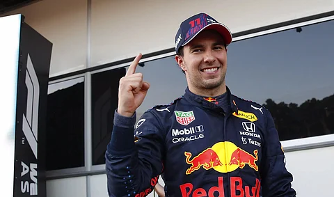 Red Bull driver Sergio Perez wins Azerbaijan GP