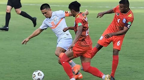 Asian Cup qualifier: Sunil Chhetri Brace Lifts India to Third
