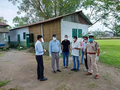 Assam Chief Secretary Jishnu Baruah Visits Mushalpur for 17 Bedded ICU Unit