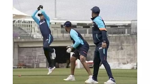 Indian cricket team begin practice in Southampton