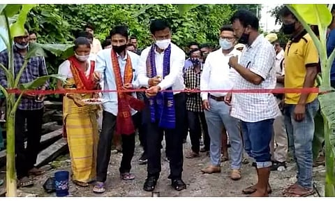 MLA Jayanta Basumatary inaugurates bridge over Champa River Selekha