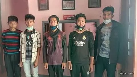5 Myanmar militants held with arms in Mizoram