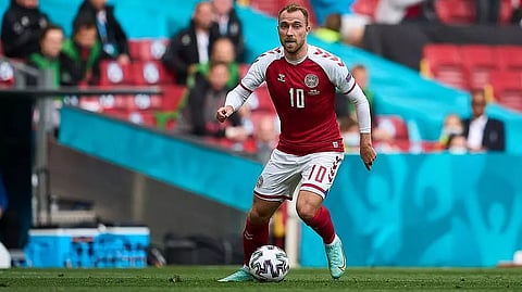 Danish footballer Christian Eriksen thanks fans from hospital bed