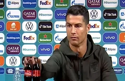 Footballer Cristiano Ronaldo Knocks off $4 Billion from Coca-Cola's Value