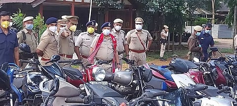 Assam DGP Bhaskarjyoti Mahanta Visits Dudhnoi Police Station