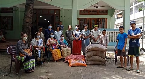 APSCW provides ration and cash to inmates of Deepak Nabam Living Home