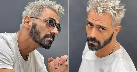 Arjun Rampal flaunts platinum blonde hair