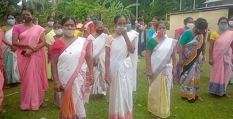 Protest against 'harassment' by micro finance companies