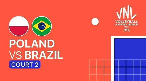 Brazil, Poland march towards men's VNL Final Four