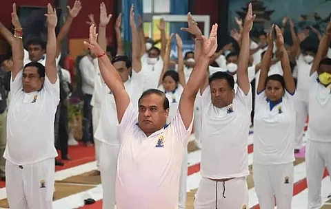 Take to yoga for a balanced body and mind: Assam CM Himanta Biswa Sarma