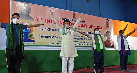 Yoga enhances mental, spiritual and physical strength: BTC CEM Pramod Boro