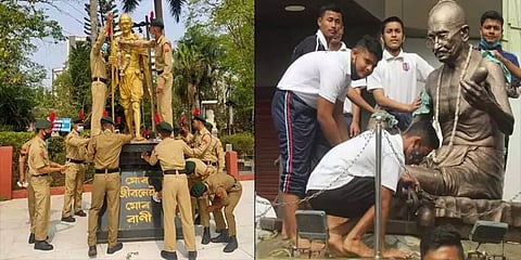 Cleanliness drive by 47 Assam Remount & Veteriry NCC