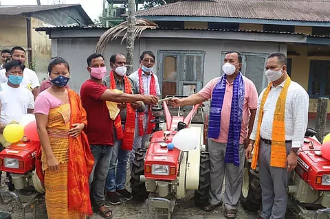 Power tillers distributed among beneficiaries in Kokrajhar