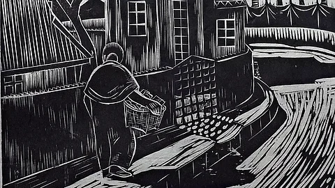 Meghalayan Rural Life Comes Alive on Woodcuts of Treibor Mawlong