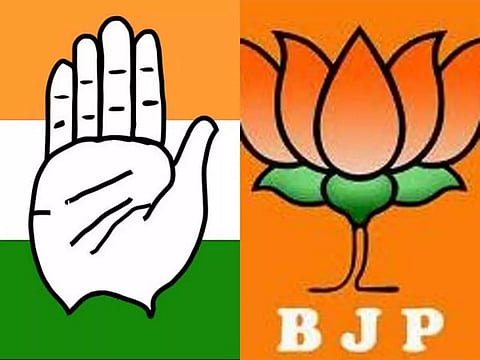 Show of strength in Margherita by Congress, BJP candidates