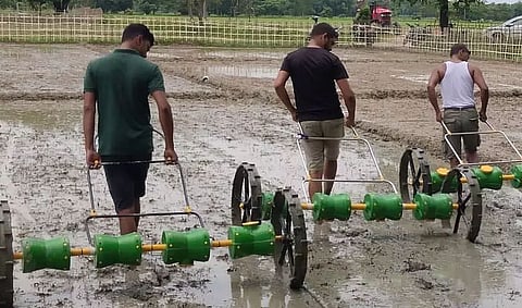 Bid to popularize drum seeding process among farmers in Bajali
