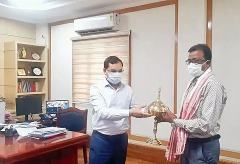 Additional Secretary Isan Bardalai accorded a warm farewell