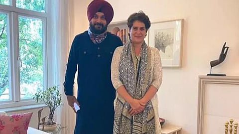 Amid infighting, Punjab Congress leader Navjot Singh Sidhu meets Priyanka Gandhi