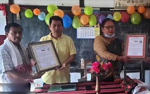 Harisinga H S School bids farewell to retired teachers in Udalguri