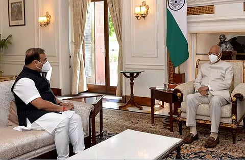 CM Himanta Biswa Sarma meets President Ram Nath Kovind & Union ministers