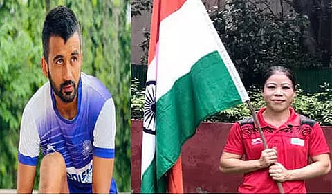 Mary Kom, Manpreet Singh picked as flag bearers
