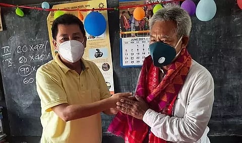 BTC deputy chief Gobinda Chandra Basumatari visits schools in Udalguri