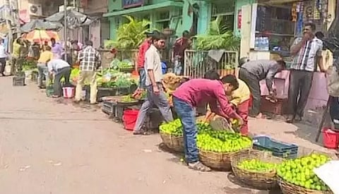 Eviction drive carried out at B.K. Kakoty Road in Guwahati
