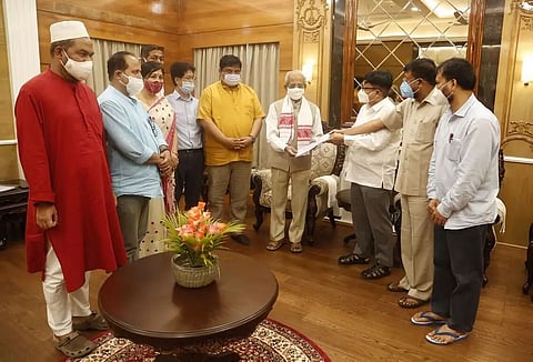 Opposition MLAs move Assam Governor, Speaker over CM's remark