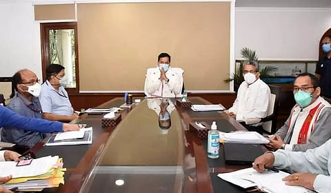 Union Minister of Ports Sarbananda Sonowal reviews ongoing projects