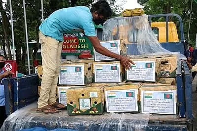 After Hasina's mango gift, Tripura CM sends pineapples to Bangladesh PM