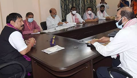 Minister Atul Bora, AASU discuss the Assam Accord