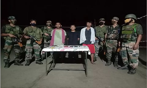 Three Eastern Naga National Government militants nabbed in Bordumsa