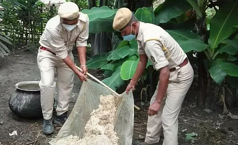 Excise department conducts raids at country liquor breweries