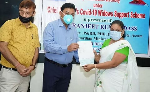 Minister Ranjeet Kumar Dass Launches CM's COVID-19 Widows Support Scheme in Barpeta