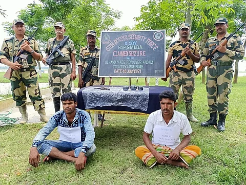 Guwahati Frontier of Border Security Force Seizes Huge Cache of Narcotics