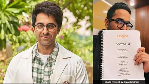 Actor Ayushmann Khurrana posts 'DoctorG' first look from film set