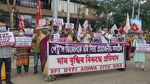 Left organizations call for steps to check price rise of fuel and essential items