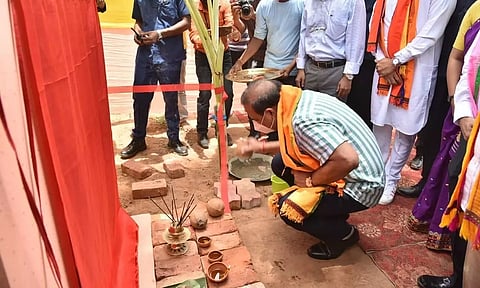 Assam CM Lays Foundation Stone of Bamboo Industrial Park at Manderdisa in Dima Hasao