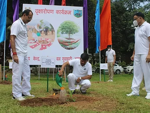 CRPF organizes plantation drive in Guwahati