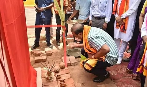 CM Himanta lays foundation stone of bamboo industrial park at Manderdisa in Dima Hasao