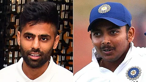 Prithvi Shaw and Suryakumar Yadav to fly to England for Test series as Sundar, Avesh ruled out