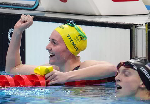 Australia's Ariarne Titmus beats rival Ledecky
