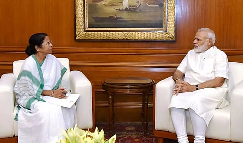 Mamata Banerjee meets Narendra Modi, demands more vaccines & medicines