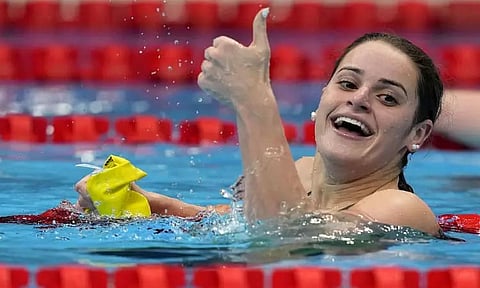 Aussie swimmer McKeown breaks Olympic record