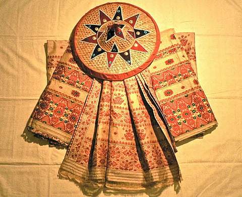 Pure muga silk products, purity testing methods to be exhibited