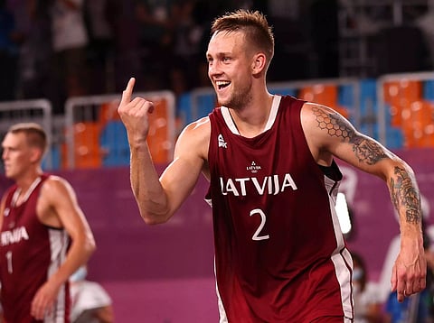 Latvia, US win first-ever Olympic golds in 3x3 basketball