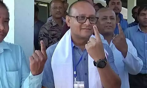 Thowra MLA Sushanta Borgohain resigns from Congress