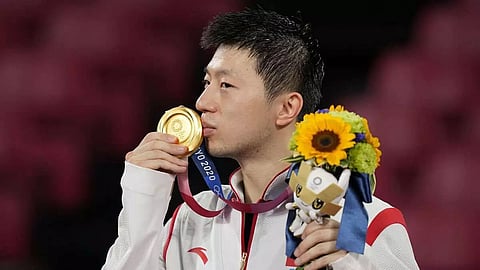 China's Ma wins unprecedented back-to-back Olympic singles titles